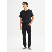 Lee Siyah Erkek Slim Fit Denim Pantolon ML701016AE Siyah Denim Pantolon