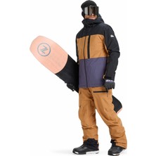 Quiksilver EQYTJ03503-SYCAMORE Block 20K Jk Kahverengi Normal Erkek Kayak Montu