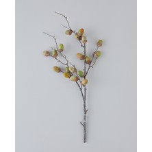 English Home Acorn Branch Tek Dal Yapay Çiçek 76 cm Yeşil
