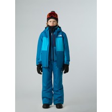 The North Face Lastikli Bel Mavi Erkek Çocuk Kayak Pantolonu NF0A88TYBOM1-B Freedom Insulated Pa