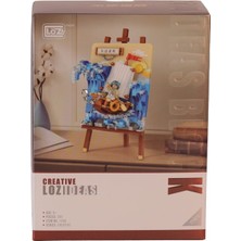 NessiWorld LZ1280 Loz  Yelkenli Gemi Ahşap Boyama   Block Oyuncak 592 Parça