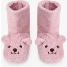 Penti Lila Happy Bear Hayvan Nakışlı Ev Botu