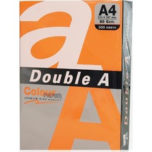 Double A Renkli Fotokopi Kağıdı 500 Lü A4 80 gr Safron Safran