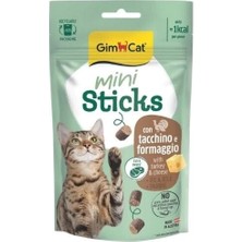 Butik Gimcat Mini Sticks Hindili ve Peynirli Kedi Ödül Maması 1 Adet 50 gr
