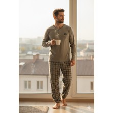 Sude Homewear Erkek Uzun Kol Pijama Takımı