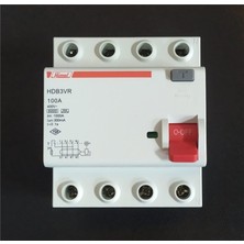 Himel HDB3VR4100TA 4X100 A 300 Ma A Tipi Kakr