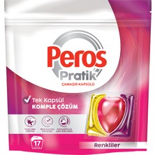 Peros Pratik Renkliler 17'li Çamaşır Kapsülü