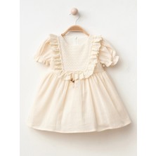 Lumia Baby Dantel Detaylı Kız Bebe Elbise