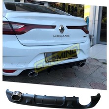 Carmind Renault Megane 4 Sedan Siyah Difüzör 2016-