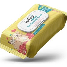 Butik Reflex Care Nergis Kokulu Kedi ve Köpekler Için Hijyenik Temizleme Havlusu 50 Adet