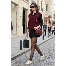 Lela V Yaka Örme Triko Süveter Bayan Süveter 4616105Y