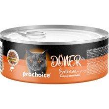 Döner Bites Sos Içinde Somonlu Yetişkin Konserve Kedi Maması 6 Adet-70 gr