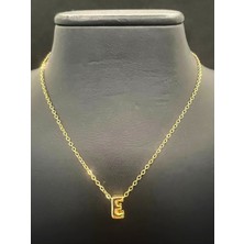 Sevas Gold Kadın Altın Renk Zincirli Harf Kolye