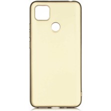 Zore Xiaomi Redmi 10A Kılıf Msra Premier Silikon Kapak-Gold