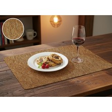 Pals Tekstil Deri Amerikan Servis / Supla / Placemats / 40X33 Dikdörtgen / 4'lü Set