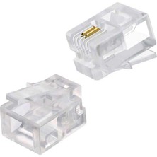 Powermaster RJ11 Telefon Soketi 6p/2c (100 Adet)
