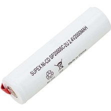 Supex Üst Üste Dik 2'li 2.4V 2000MAH Süpürge Pili