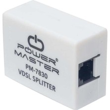 Powermaster Adsl Vdsl Splitter Kablosuz Filtreli PM-7830