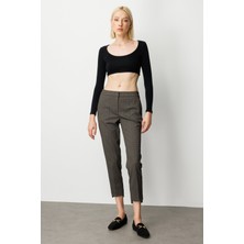 Ekol Desenli Dar Paça Pantolon 1067