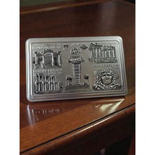 Hureggo Vintage Anadolu Uygarlıkları Temalı Teneke Kutu & 22X13X4.5 cm