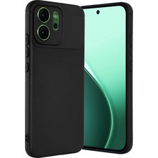 Newface Oppo Reno 14F Kılıf Focus Carbon Desen Silikon Kapak