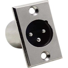 Elektromer Canon Xlr 3 Pin Erkek Şase Konnektör