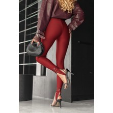 Wmpulse Kadın Yüksek Bel Topuk Altından Geçmeli Dalgıç Tayt