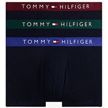 Tommy Hilfiger Th Logo Detaylı Kemerli 3'lü Boxer Seti