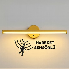 Best Hediye Beyaz Sensörlü Yapışkanlı Kablosuz Pilli Gün Işığı LED Aplik