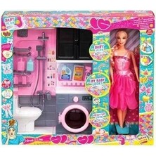 Kiddico Toys Kutudan 2 Li Banyo Çamaşır Mak Bebekli 02392