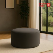 Smarto Relax Puf Babyface Kumaş Yuvarlak Puf 60×45 cm
