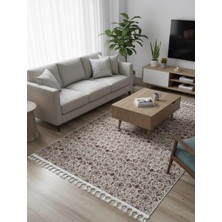 Bazaar Forum Bambu Premium Etnik Desenli Salon Halısı, Koridor Halısı, Yatak Odası Halısı