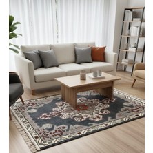 Bazaar Forum Bambu Premium Etnik Desenli Salon Halısı, Koridor Halısı, Yatak Odası Halısı