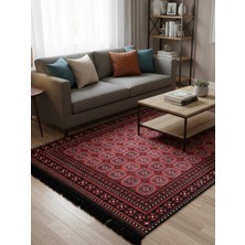 Bazaar Forum Bambu Premium Etnik Desenli Salon Halısı, Koridor Halısı, Yatak Odası Halısı