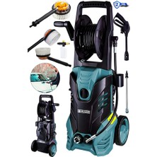 Graizer Grz-Mf 180 Musluk ve Kovadan Çekme Yüksek Basınçlı Bahçe Oto Yıkama Makinesi Firça Hediyeli