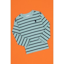 U.s. Polo Assn. Erkek Çocuk Koyu Mint Sweatshirt 50314042-VR152