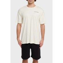 Les Benjamins Regular Fit Bisiklet Yaka % 100 Pamuk T Shirt Erkek T Shirt LB21SSCORMUTS