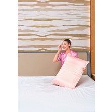 Ma'demur Ipek Kılıf %100 Saf Ipek Kılıf 50X70 cm Pudra Pembe Renk