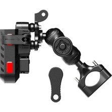 TTR Motors Blic Motosiklet Telefon Tutucu (Ayna ve Gidon Bağlantılı -Titreşim Önleyicili)