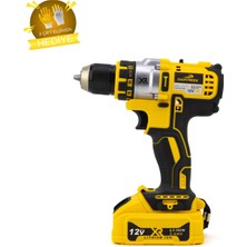 Dawreek 10 mm Akülü Vidalama 12V 3 Ah Taşınabilir ve Ergonomik Tasarımlı Çelik Mandren