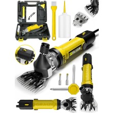 Graizer Alman 3000 W Devir Ayarli Bakir Sargili Çift Soğutmalı Çelik Şanzuman Koyun Keçi Kirkma Makinesi