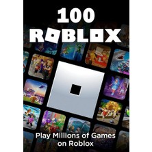 Roblox Robux 100 Gift Card (Eksik Yüklenme Iade Garantili)