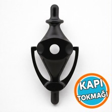 Nzb Kapı Tokmağı Taktak Dürbün Uyumlu Tak Tak Zil Siyah
