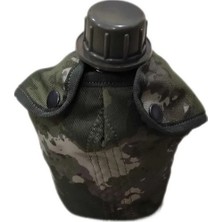 Aksoy Tactical Askeri Alüminyum Matara Kılıflı