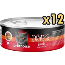 Döner Bites Kuzulu Yetişkin Kedi Konservesi 70 gr x 12 Adet