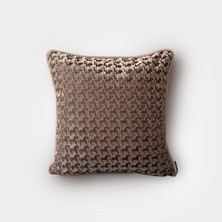 Lidoma Home "troya" At Figürlü Kırlent 45X45 - Kahverengi