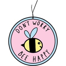 BiKoku Don't Worry Be Happy Tasarımlı Parfüm Esanslı Dekoratif Oto, Araç, Araba Kokusu ve Oto Aksesuarı