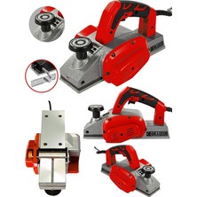 Graizer Alman Pro 4000 Watt Bakir Sargılı Metal Şanzuman Çift Bıçakli Planya Rende Makinesi