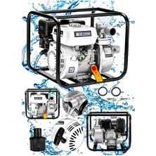 Graizer Alman 3" Benzinli Su Motoru 3 Parmak – Güçlü Dayanıklı ve Yüksek Performanslı