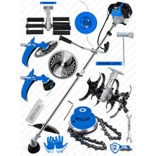 Graizer Gt Hpx Yan Tipi Benzinli Motorlu Ot Çalı Tırpanı Çim Biçme Makinesi Tırpan Çift Çapali